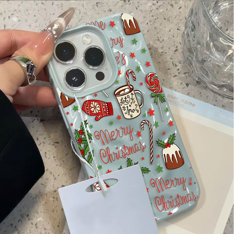 Cute Festive Christmas Pattern - đánh giá và giá Phone Cases Cute Iphone 14