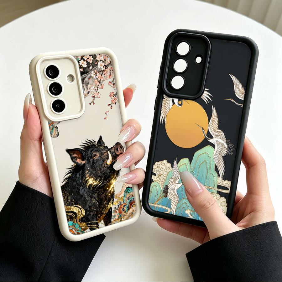 Cartoon Crane Wild Boar Phone  - đánh giá và giá Phone Cases Galaxy A17