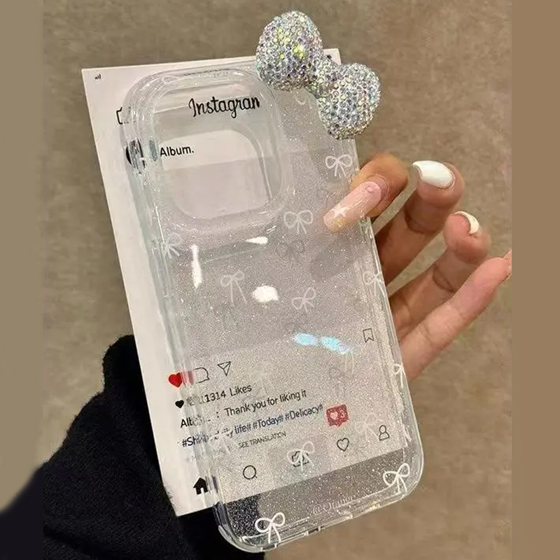 Luxury Sparkling Powder 3D Ful - đánh giá và giá Phone Cases Classy