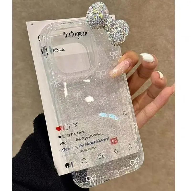 Luxury Sparkling Powder 3D Ful - đánh giá và giá Phone Cases Classy