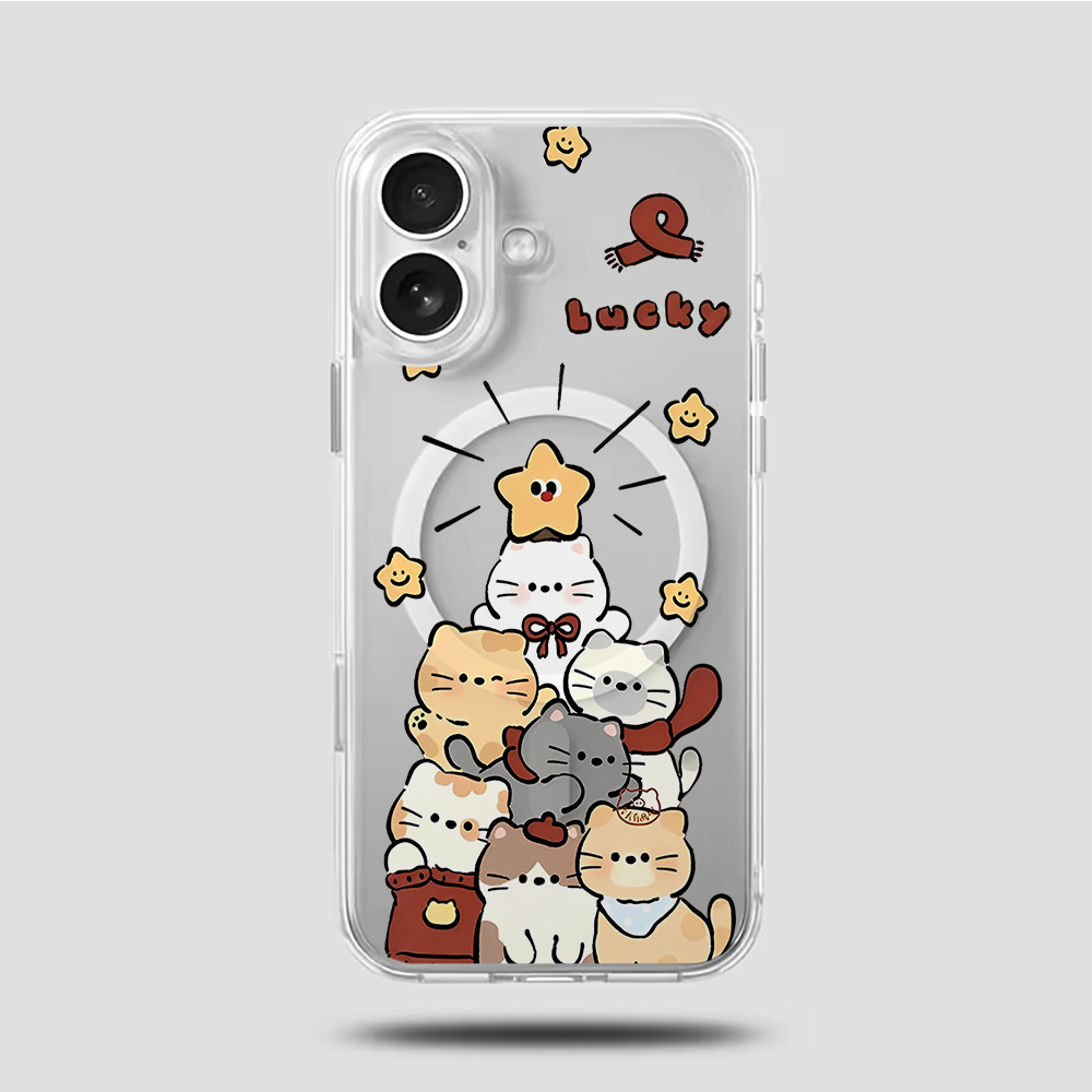 Cute Cartoon Kitten Print Comp - đánh giá và giá Phone Cases Cute Iphone 14