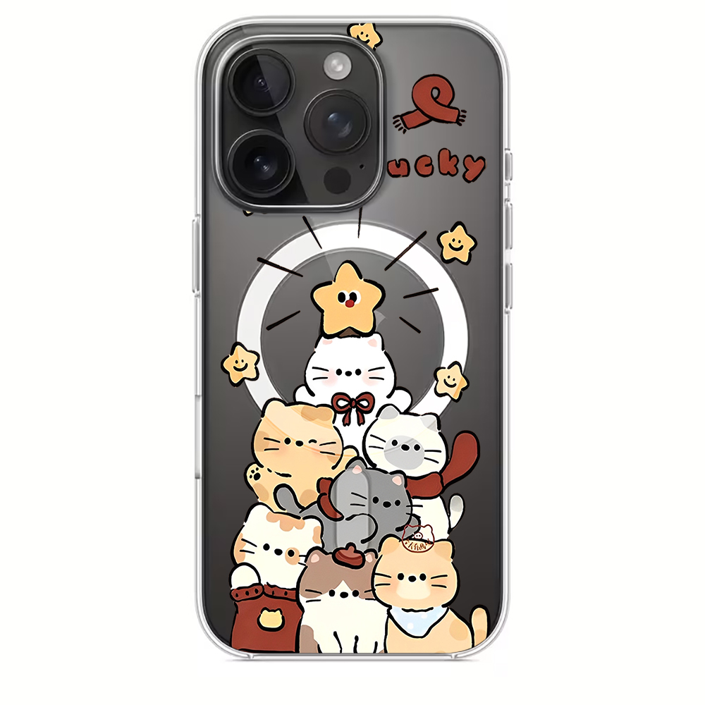 Cute Cartoon Kitten Print Comp - đánh giá và giá Phone Cases Cute Iphone 14