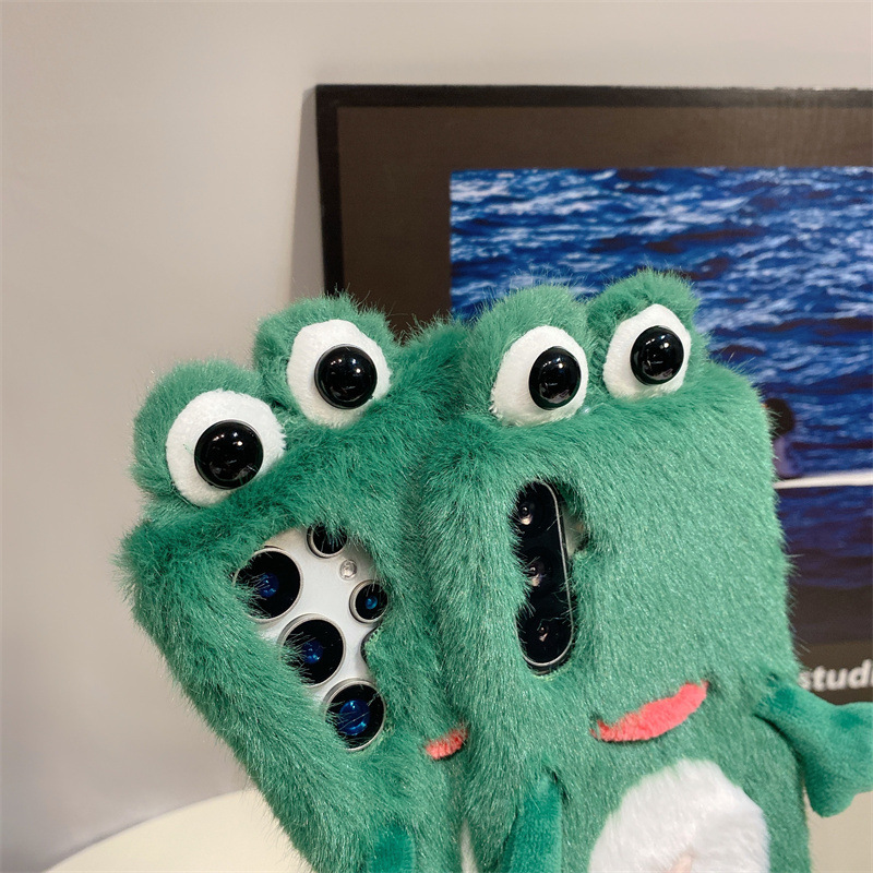 Plush Frog Phone Case, Cute Gr - đánh giá và giá Phone Cases For Samsung S22