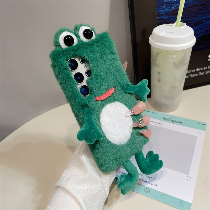 Plush Frog Phone Case, Cute Gr - đánh giá và giá Phone Cases For Samsung S22