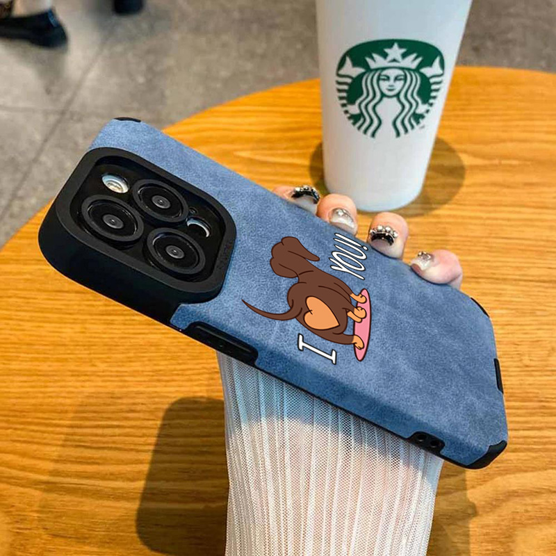 Cute Dachshund Heart Print Pho - đánh giá và giá Phone Cases Cute Iphone 14