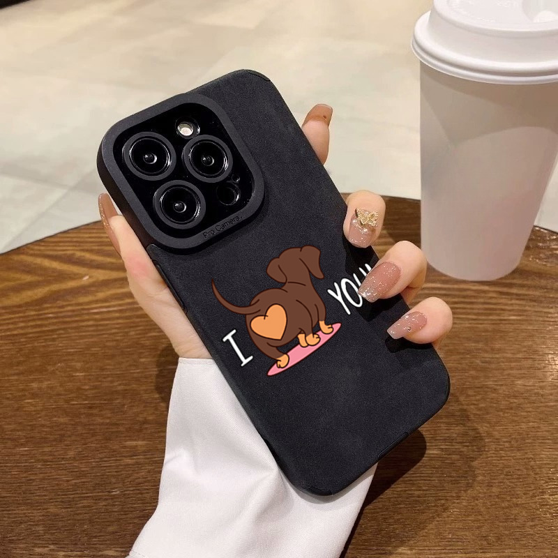 Cute Dachshund Heart Print Pho - đánh giá và giá Phone Cases Cute Iphone 14
